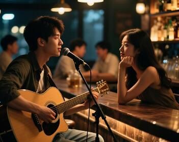 用弹琴 (玩乐器)来骗我的感情